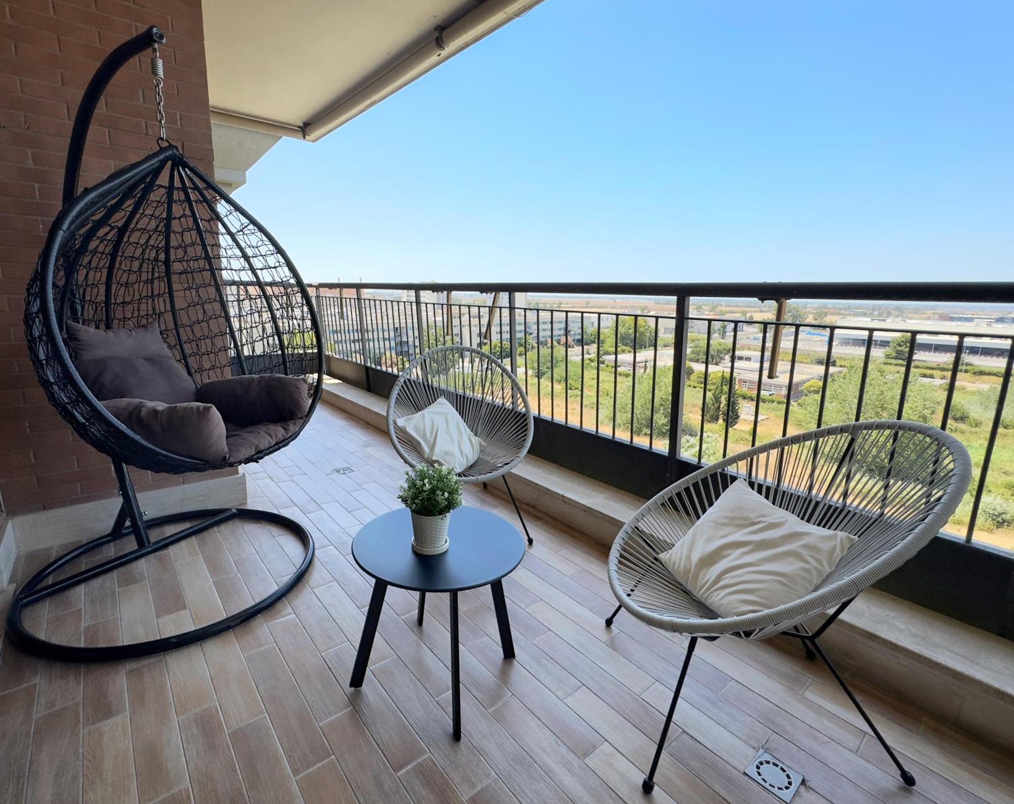 Sunset Escape Apartment - Panoramic Terrace Fiumicino Kültér fotó